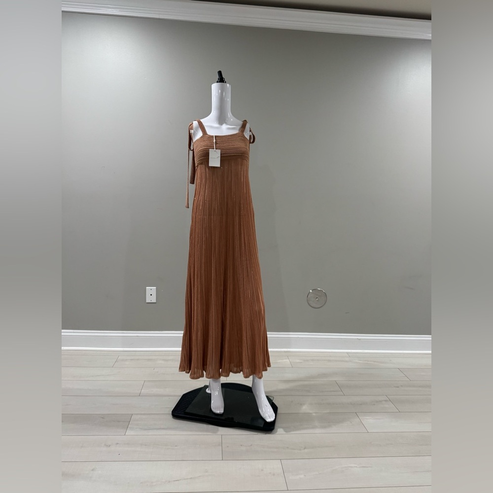 $1135 ZIMMERMANN 
Ottie Metallic Knit Midi Dress size 0/ xs - Picture 6 of 13